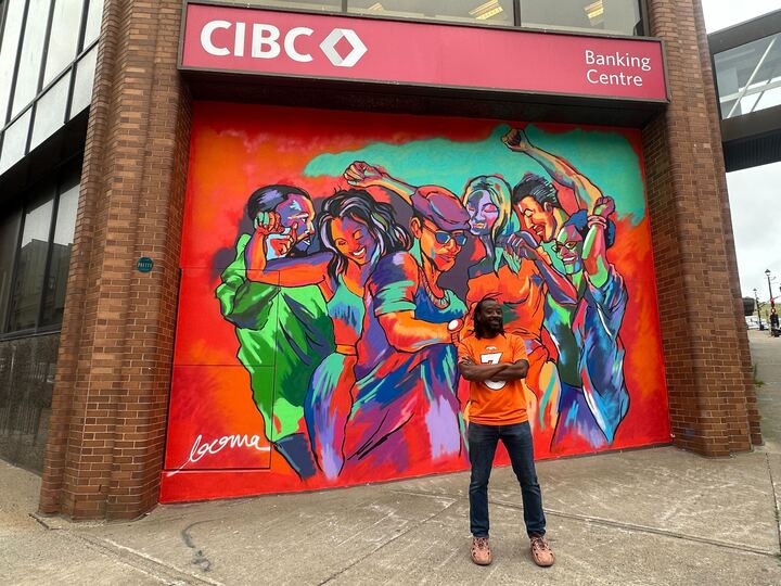   * Boma Nnaji - CIBC Building Mural Project – ‘Welcome to Granville Mall’ 