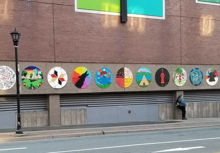 Our Stories Mural at Scotia Square