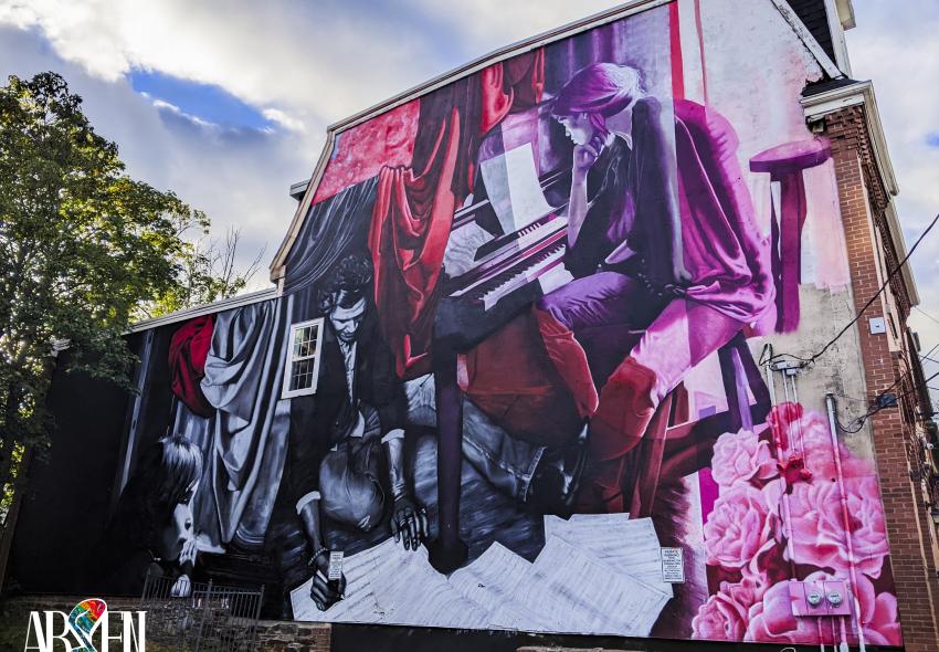 Picture of Sound of Time Mural by John McPartland aka ABSEN