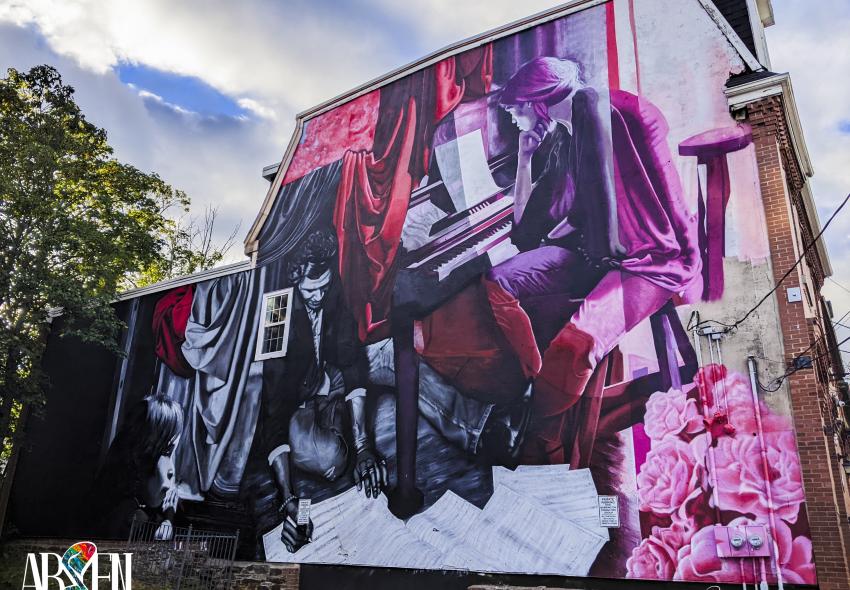 Picture of Sound of Time Mural by John McPartland aka ABSEN