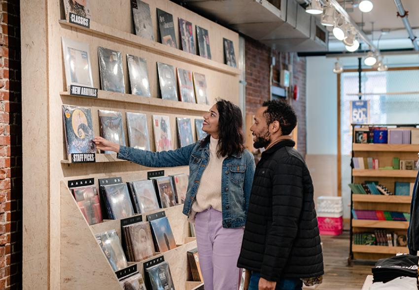 Shop at Urban Outfitters on Barrington Street for the latest trends. 