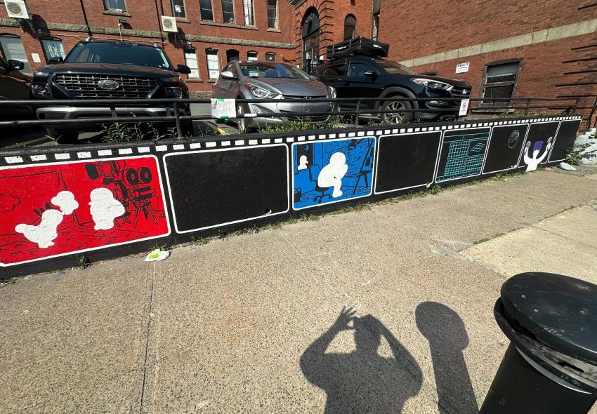 'The Story' @ 1649 Brunswick Street (the wall faces Market Street)