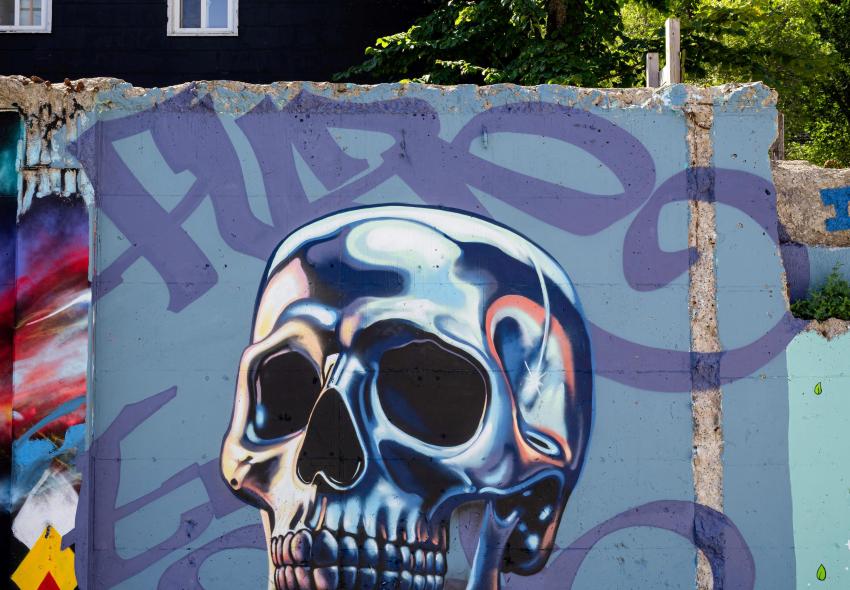 Skull by Mike Burt, @trackside.studios