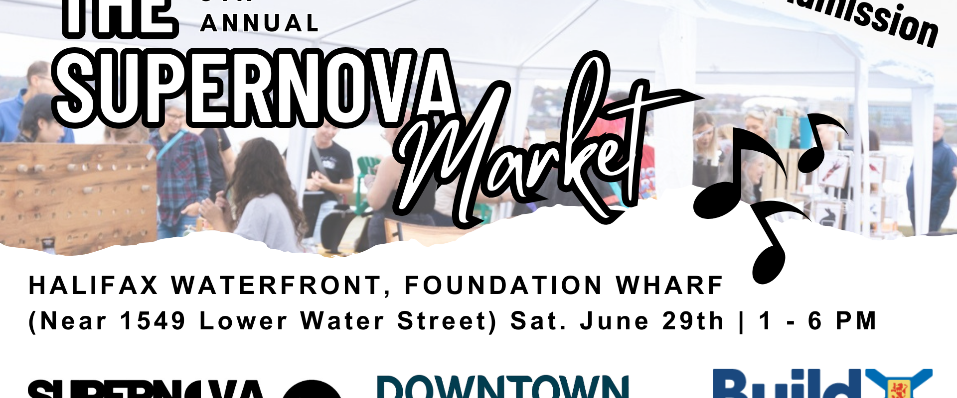 The Supernova Market on Sat. June 29th at the Halifax Waterfront.