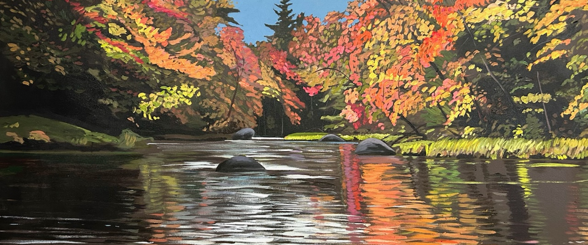 Mersey River, Fall by Jeremy Vaughan