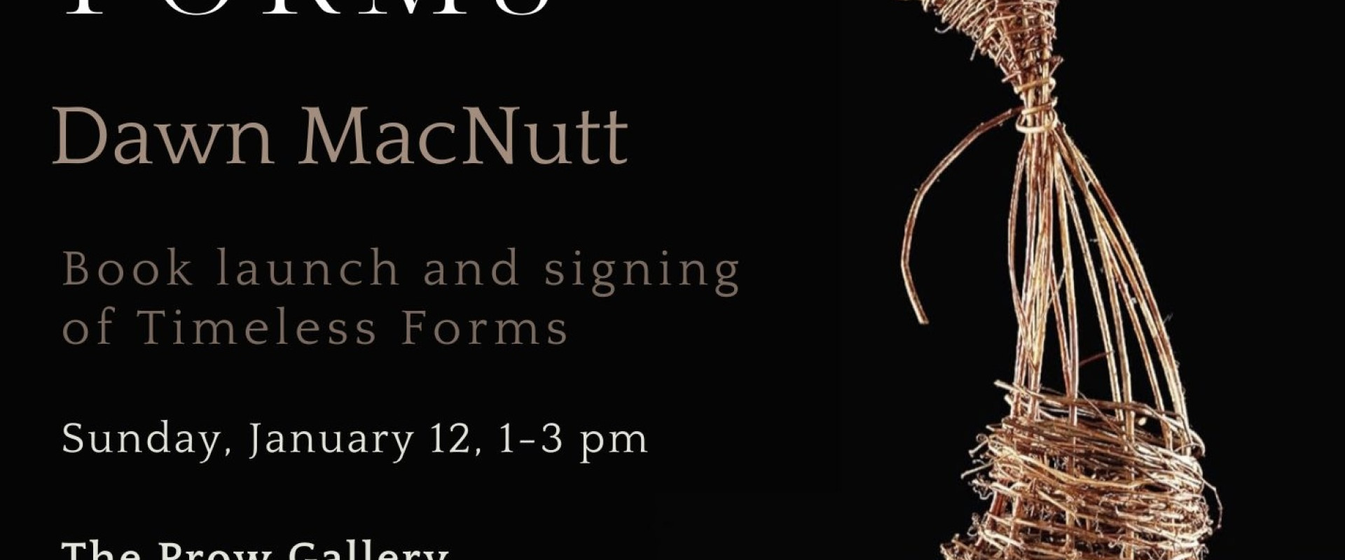 Timeless Forms brings together over a hundred images of MacNutt’s sculptures and textiles, weaving them into the story of her life: from growing up in rural Nova Scotia during the Second World War; through her studies at Mount Allison University under the guidance of Alex Colville; to marriages, motherhood and finding, in her forties, the courage to throw herself into art full time. Writing about her unique artistic journey with humour and empathy, MacNutt finds joy in the face of loss and resilience.