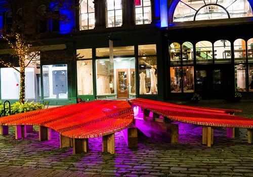 The Blooming Seating at Granville Mall