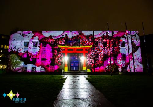 Delightful Downtown Light Show