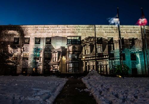 Halifax Explosion Light Show